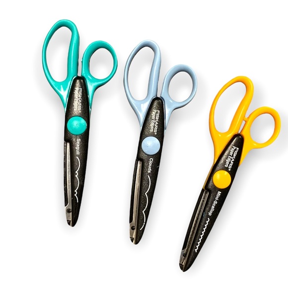 Fiskars Paper Edgers Scissors Lot of 6 - Picture 3 of 3